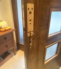 Changing a door back to a mechanical locking system. Turned out really well in Charvil near Twyford.