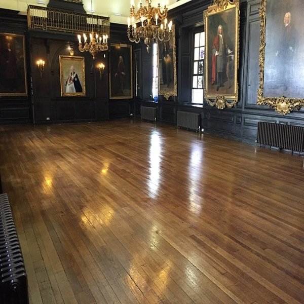 Banquet Hall Wooden floors stripped - high Quality Gloss non slip polished (10).JPG