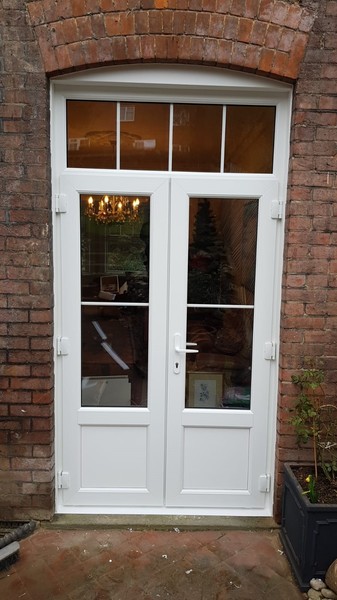White French Door External View Georgian Bars Toplight Arched Trim.jpg